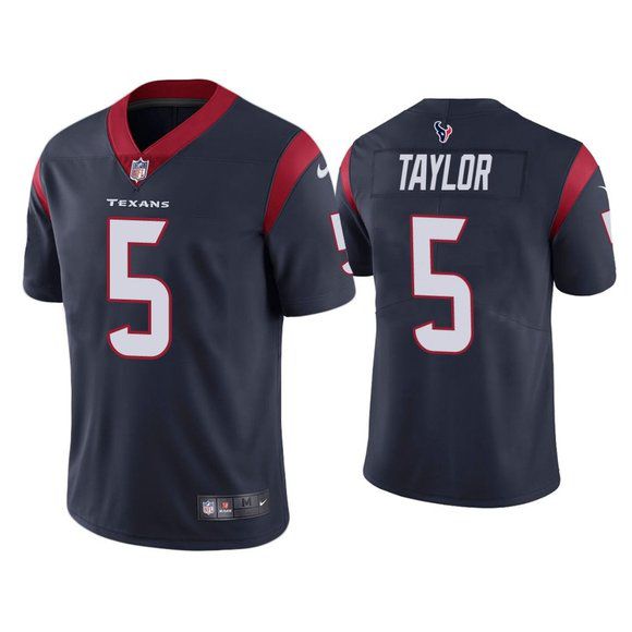 Men Houston Texans #5 Tyrod Taylor Nike Navy Limited NFL Jersey->houston texans->NFL Jersey